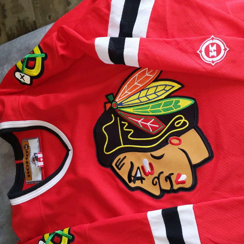 Vintage KOHO Chicago Blackhawks NHL hockey jersey